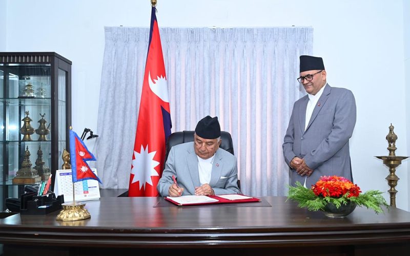 राष्ट्रपति पौडेलबाट राष्ट्रिय सभाको चालु अधिवेशन अन्त्य