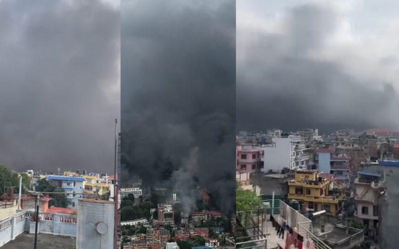 सिंहदरबारमा आगजनी