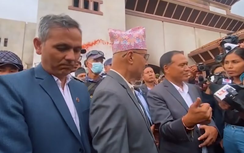 सरकारका मन्त्रीबाट ध्वस्त संसद भवनको अनुगमन, कुलमान भन्छन्- नयाँ संसद नयाँ भवनबाट
