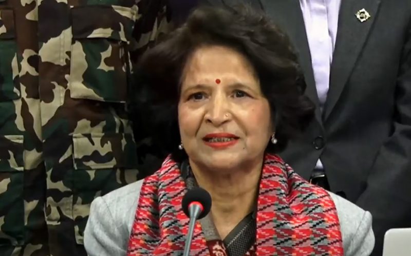 पदभार ग्रहण गर्दै स्वास्थ्यमन्त्री गौतमले भनिन्- भ्रष्टाचार भएको सुन्न नपरोस्