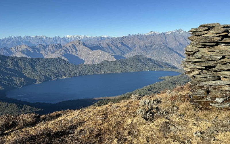 चुच्चेमारा लेक बाट देखिएको रारा
